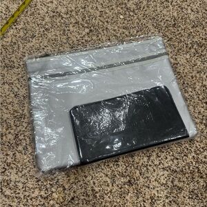 Fireproof Document Bags, Silver and Black Set of Two NWT